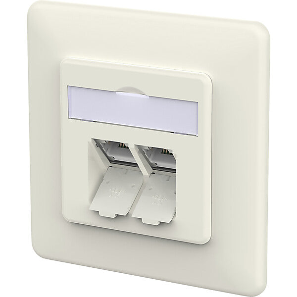 METZ CONNECT RJ45 Anschlussdose IDC reinweiß 130D381002-I